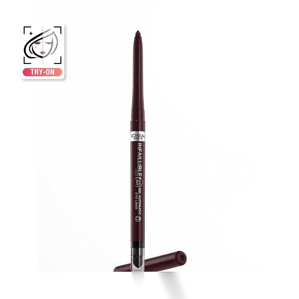 L'Oreal Paris Infaillible Grip Upto 36H Gel Automatic Eye Liner - 004 Brown Denim | Grocsy