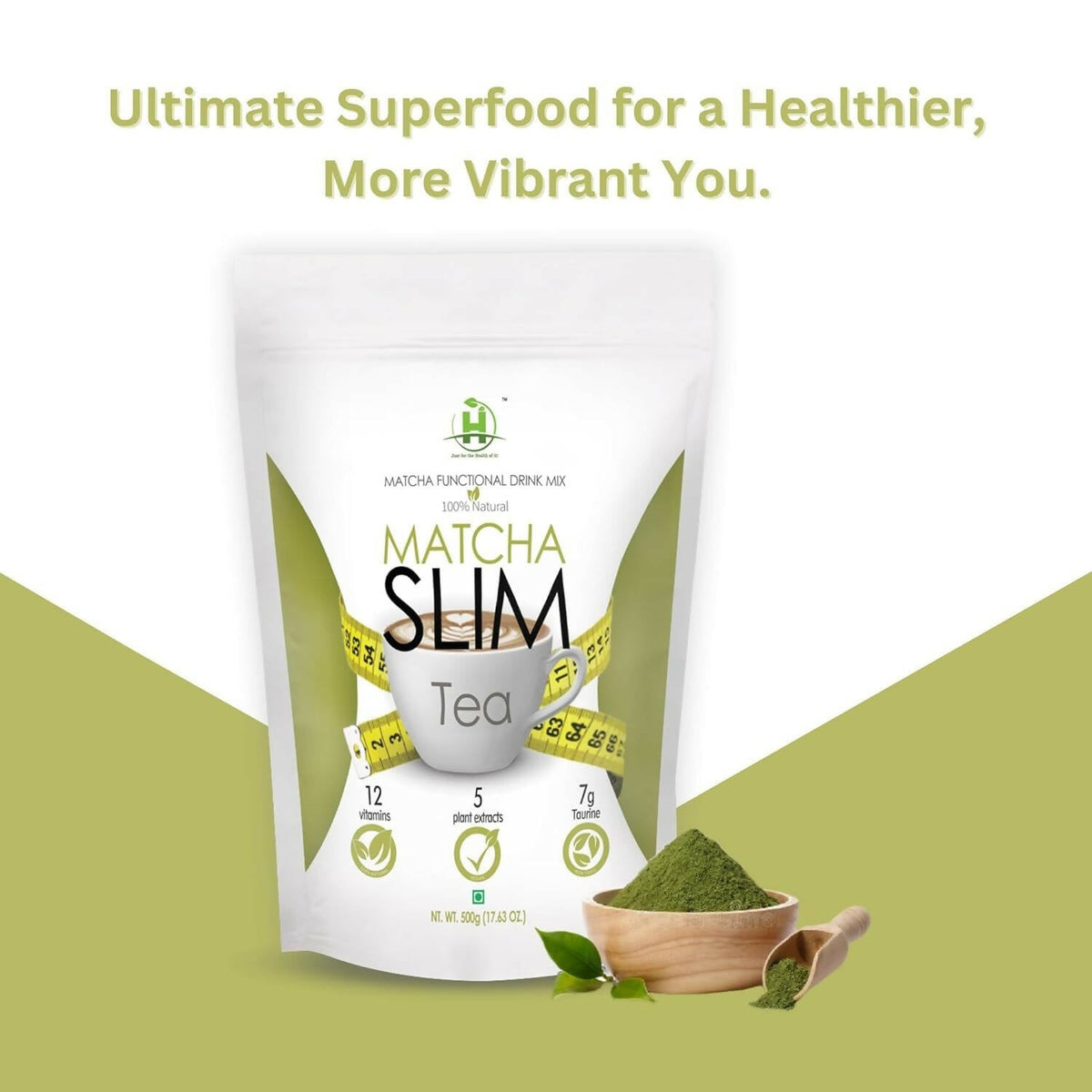 Healthy Nutrition Matcha Slim Green Tea | Grocsy