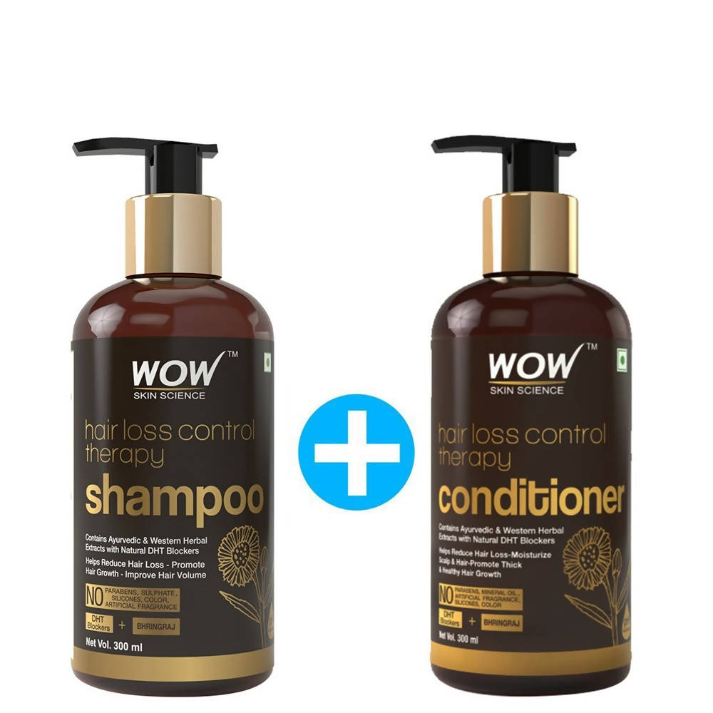 Wow Skin Science Hair Loss Control Therapy Shampoo & Conditioner | Grocsy