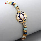 Meenakari Rakhi & Ferrero Rocher Printed Box | Grocsy