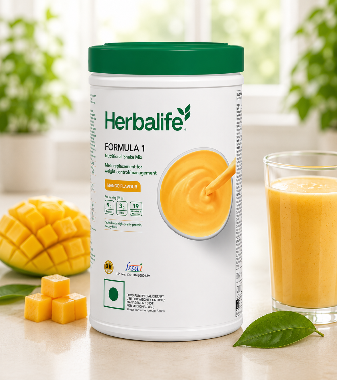 Herbalife Formula 1 Nutritional Shake Mix Mango Flavour | Grocsy