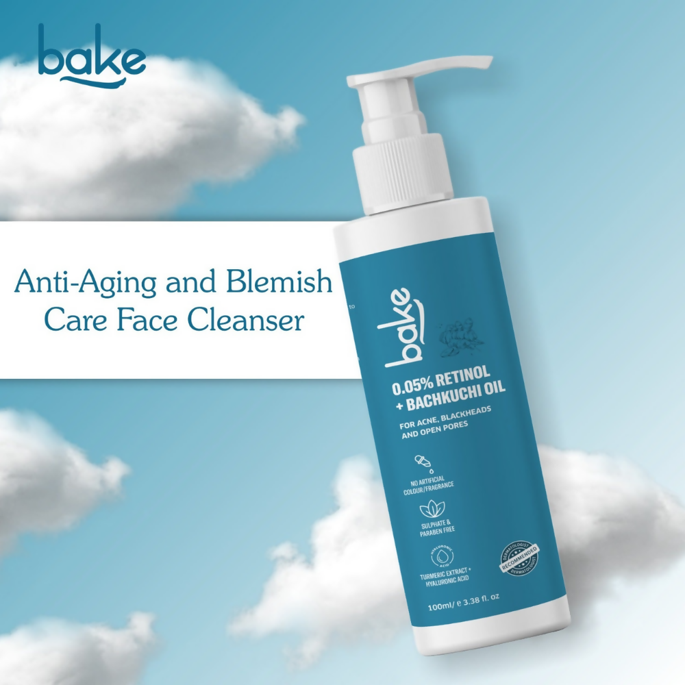 Bake 0.05% Retinol Face Cleanser | Grocsy