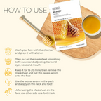 The Face Shop Real Nature Honey Miel Face Mask - Korean Skincare | Grocsy