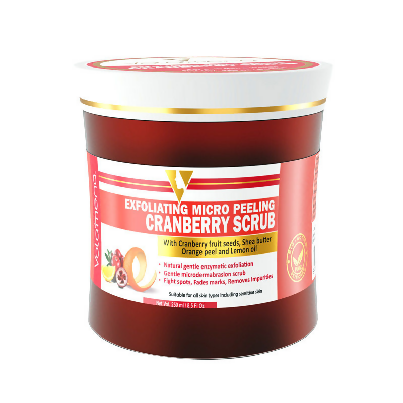 Volamena Exfoliating Micro Peeling Cranberry Scrub | Grocsy