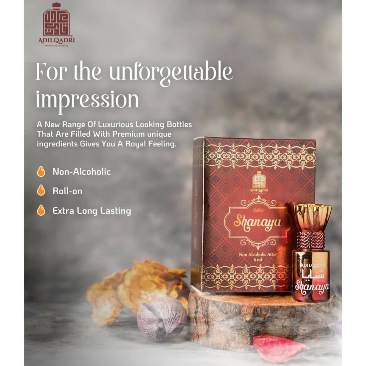 AdilQadri Shanaya Luxury Attar Perfume | Grocsy