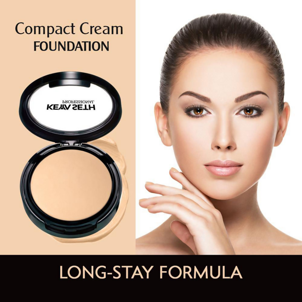 Keya Seth Aromatherapy Professional Compact Cream Foundation - Shade 1 | Grocsy