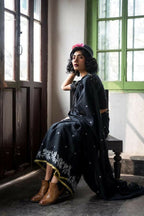 Exclusive Collection Beautiful Black Embroidery Saree | Grocsy