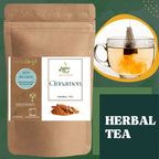 Satvi Wellness Cinnamon Tea Bags | Herbal Tea | Grocsy