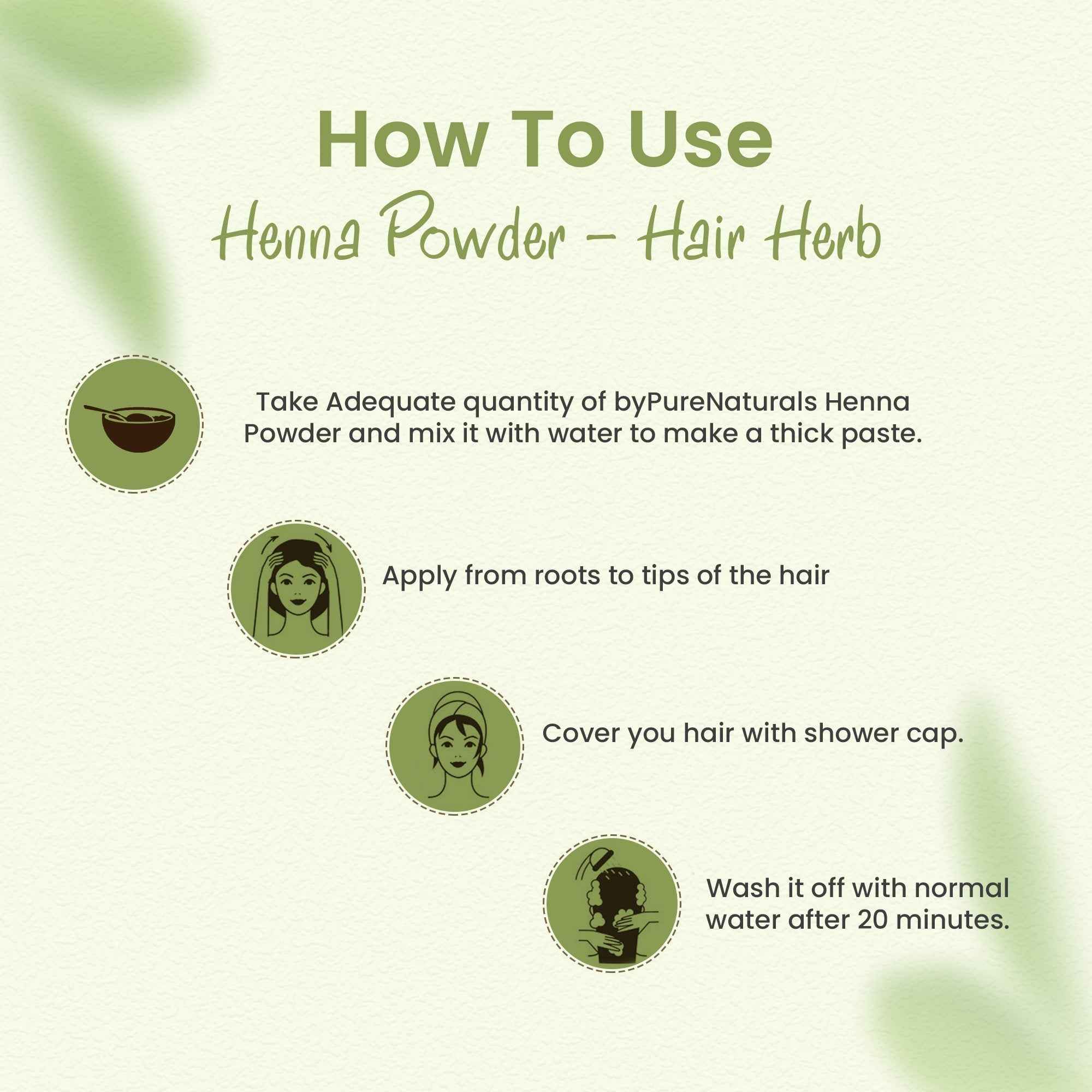 byPureNaturals Organic Henna Powder | Grocsy
