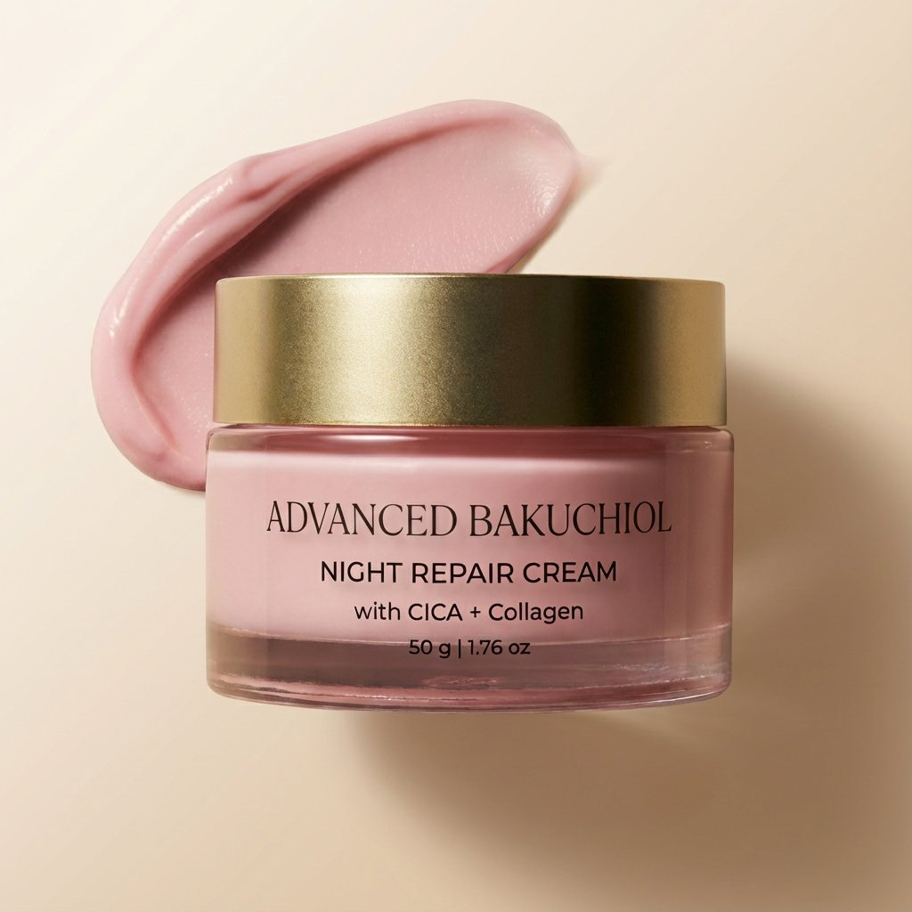 VedicDerm Advanced Bakuchiol Night Repair Cream | Grocsy