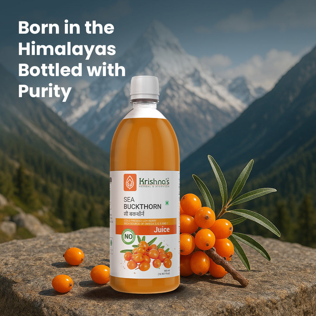 Krishna'S Herbal & Ayurveda Sea Buckthorn Juice | Grocsy