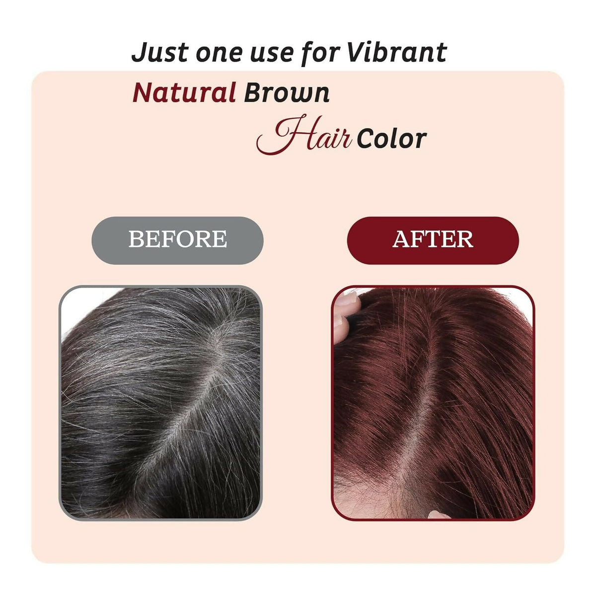 Prem Dulhan Natural Brown Henna Based Hair Color | Grocsy