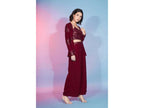 Red Georgette Sequence With Thread Designer Co-Ord Set - Flory | Grocsy
