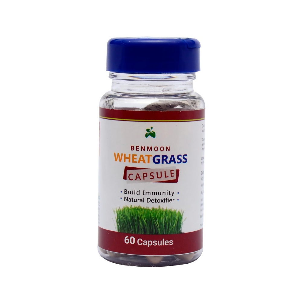 Benmoon Ayurveda Wheat Grass Capsules | Grocsy