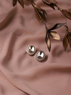 Diamond & Semi Precious Stone Oversized Studs- Ruby Raang | Grocsy