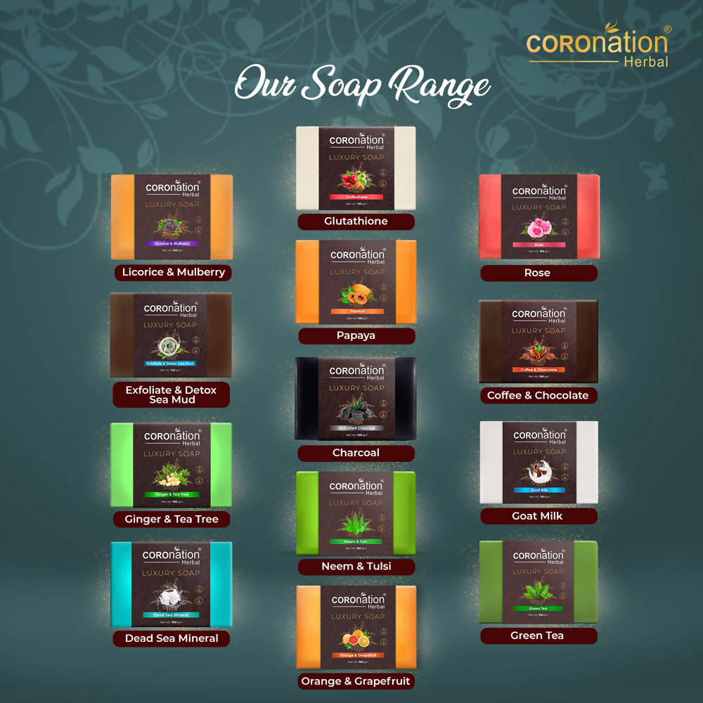 Coronation Herbal Activated Charcoal Luxury Soap | Grocsy