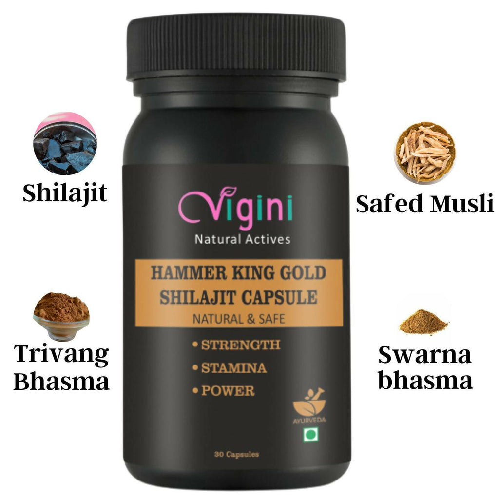 Vigini Natural Hammer King Gold Sj Capsule for Men | Grocsy