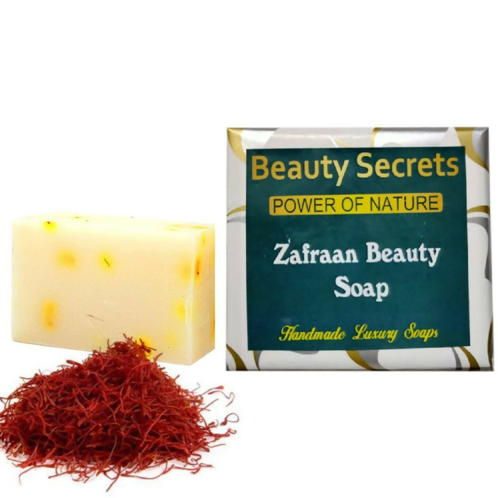 Beauty Secrets Cold Pressed Handmade Zafraan Crystal Glow Skin Whitening Soap | Grocsy