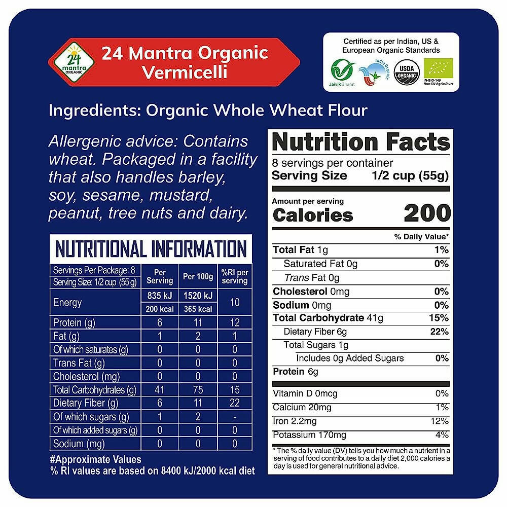24 Mantra Organic Vermicelli | Grocsy