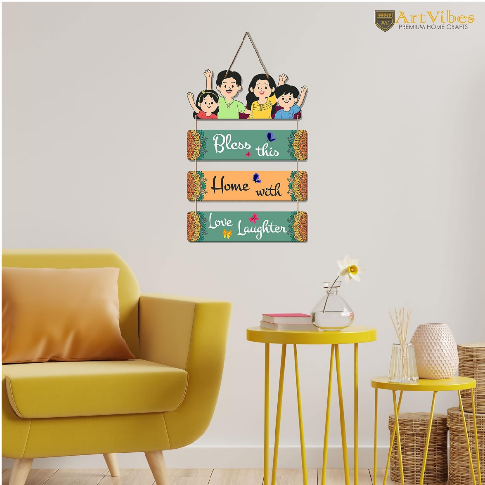 Artvibes Home Quote Wooden Wall Hangings Decor For Home | Grocsy