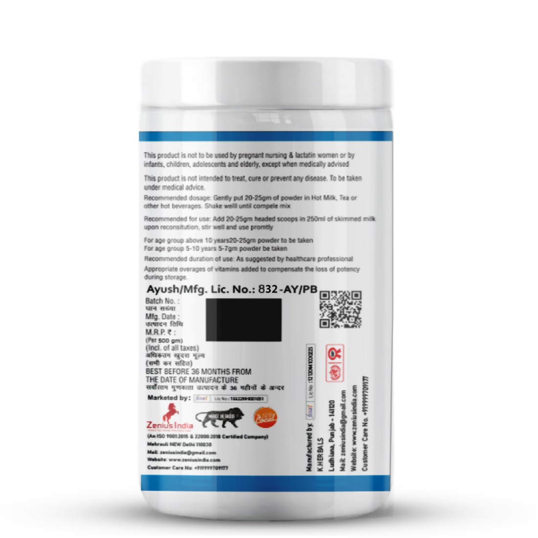 Zenius Kids Protein Powder for Kids Overall Growth | Grocsy