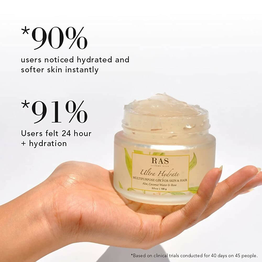 Ras Luxury Oils Ultra Hydrate Multi-Purpose Gel for Skin & Hair | Grocsy