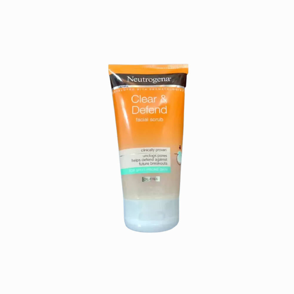 Neutrogena Clear & Defend Facial Scrub | Grocsy
