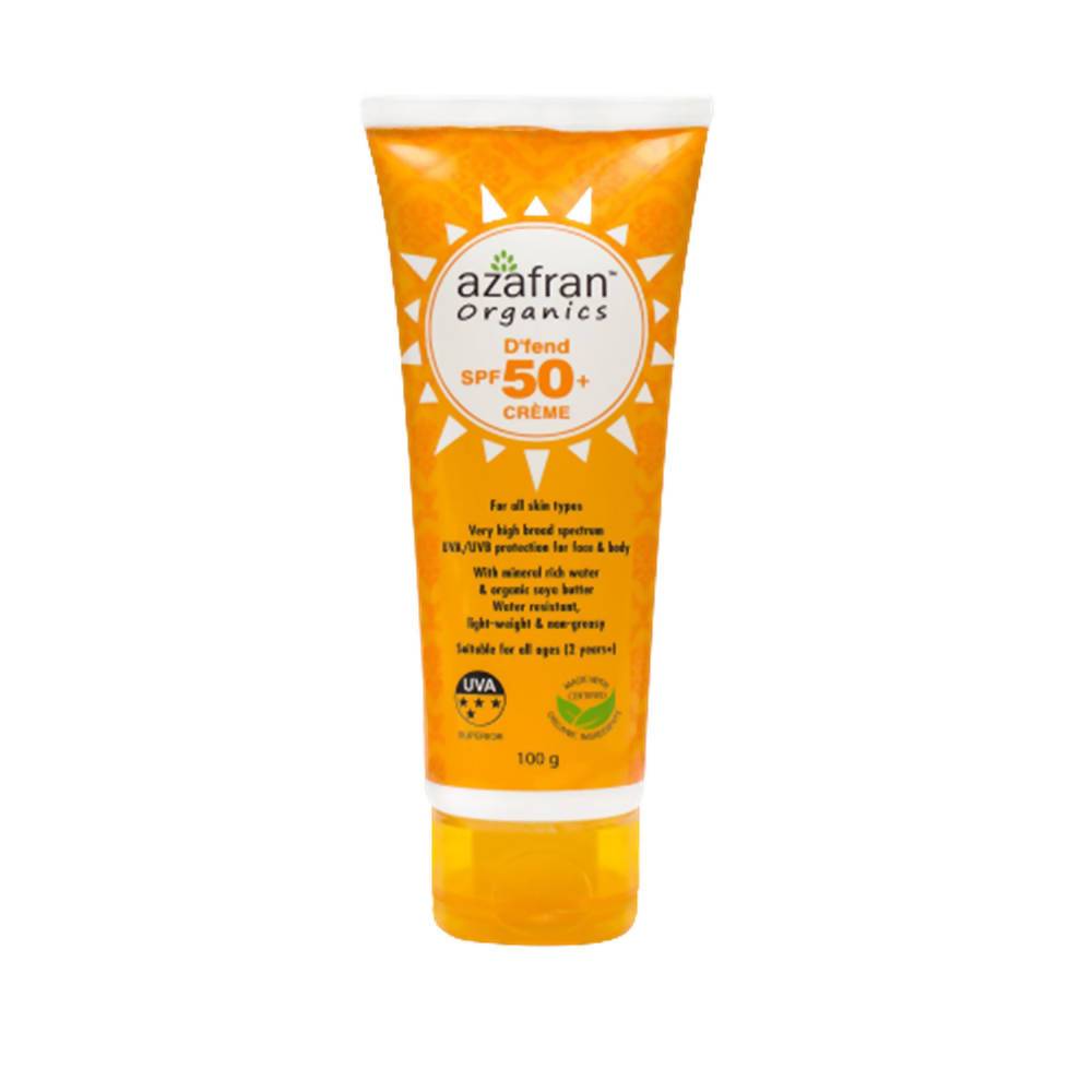 Azafran Organics D’fend SPF 50+ Creme | Grocsy