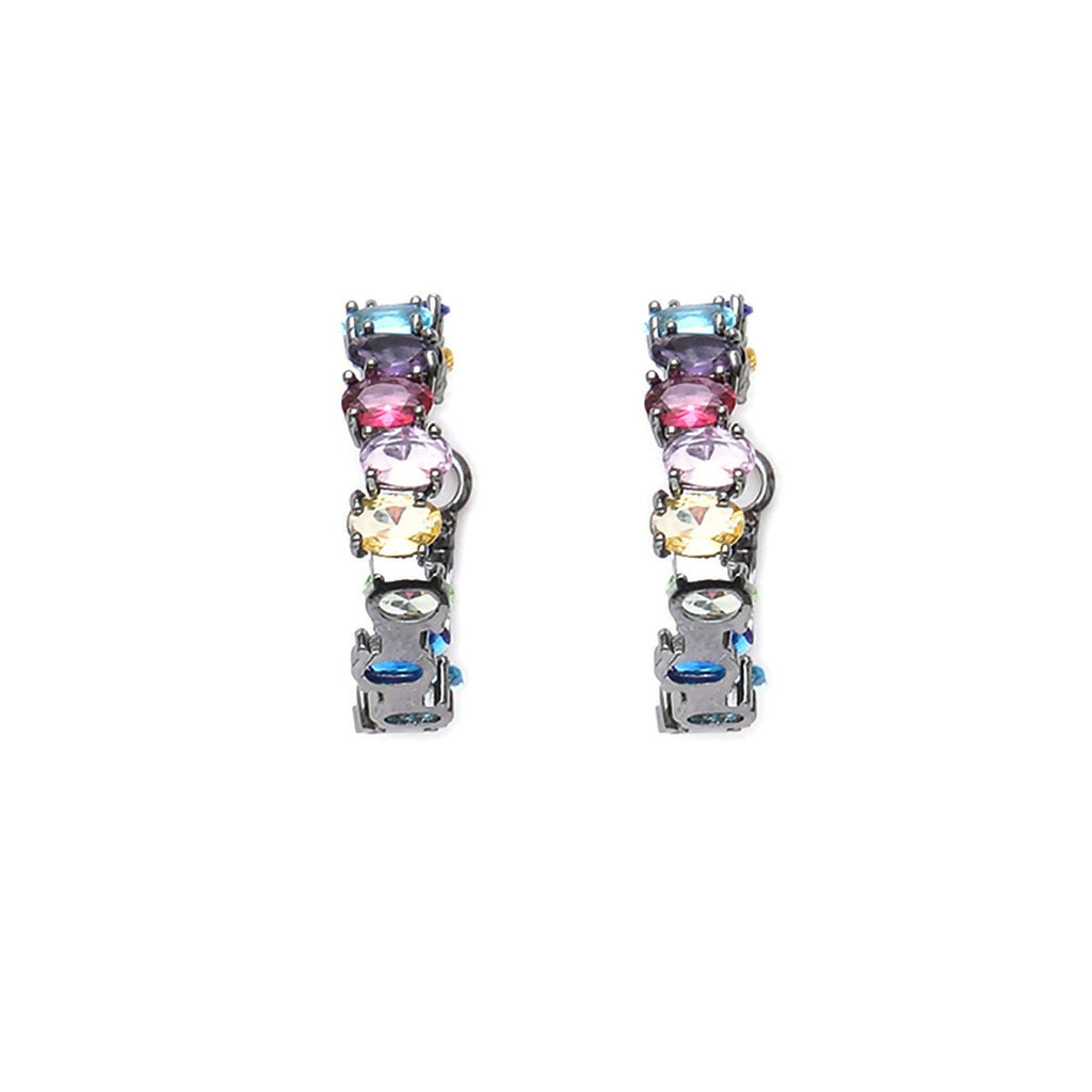 Multi Loops Silver Plated- Ruby Raang | Grocsy