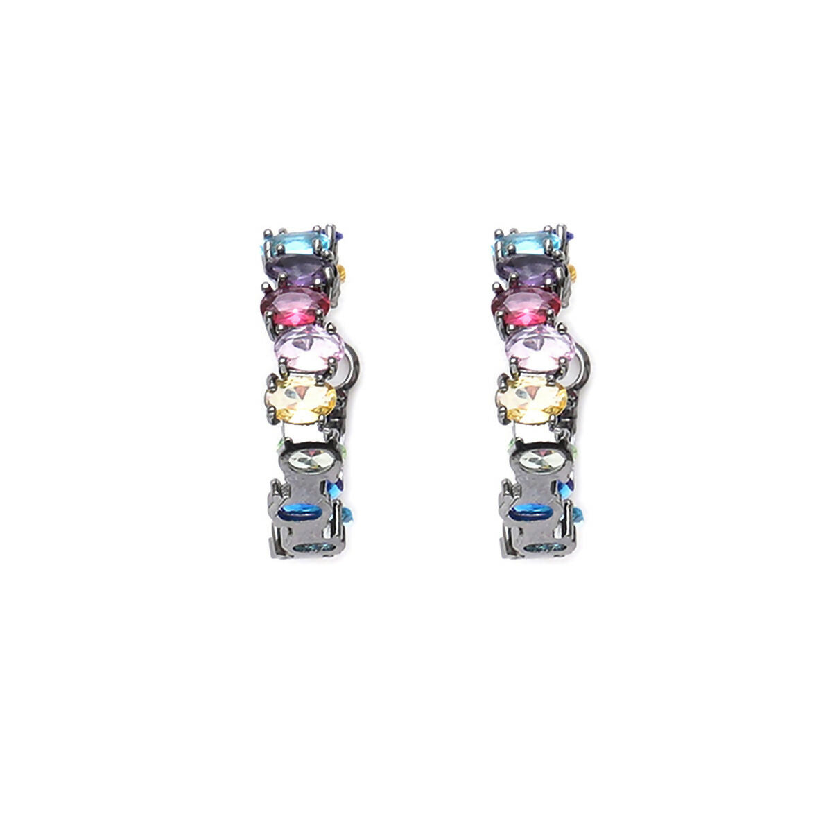 Multi Loops Silver Plated- Ruby Raang | Grocsy