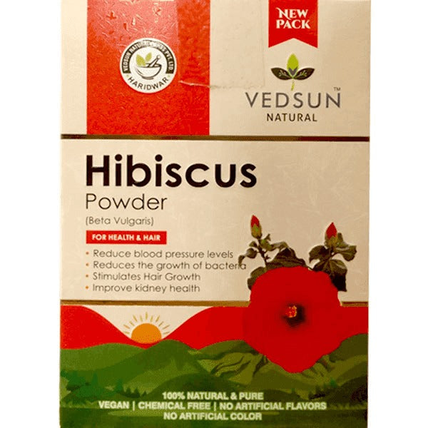 Vedsun Naturals Hibiscous Powder for Face and Skin | Grocsy