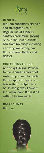 Spag Herbals Premium Hibiscus Leaf Powder | Grocsy