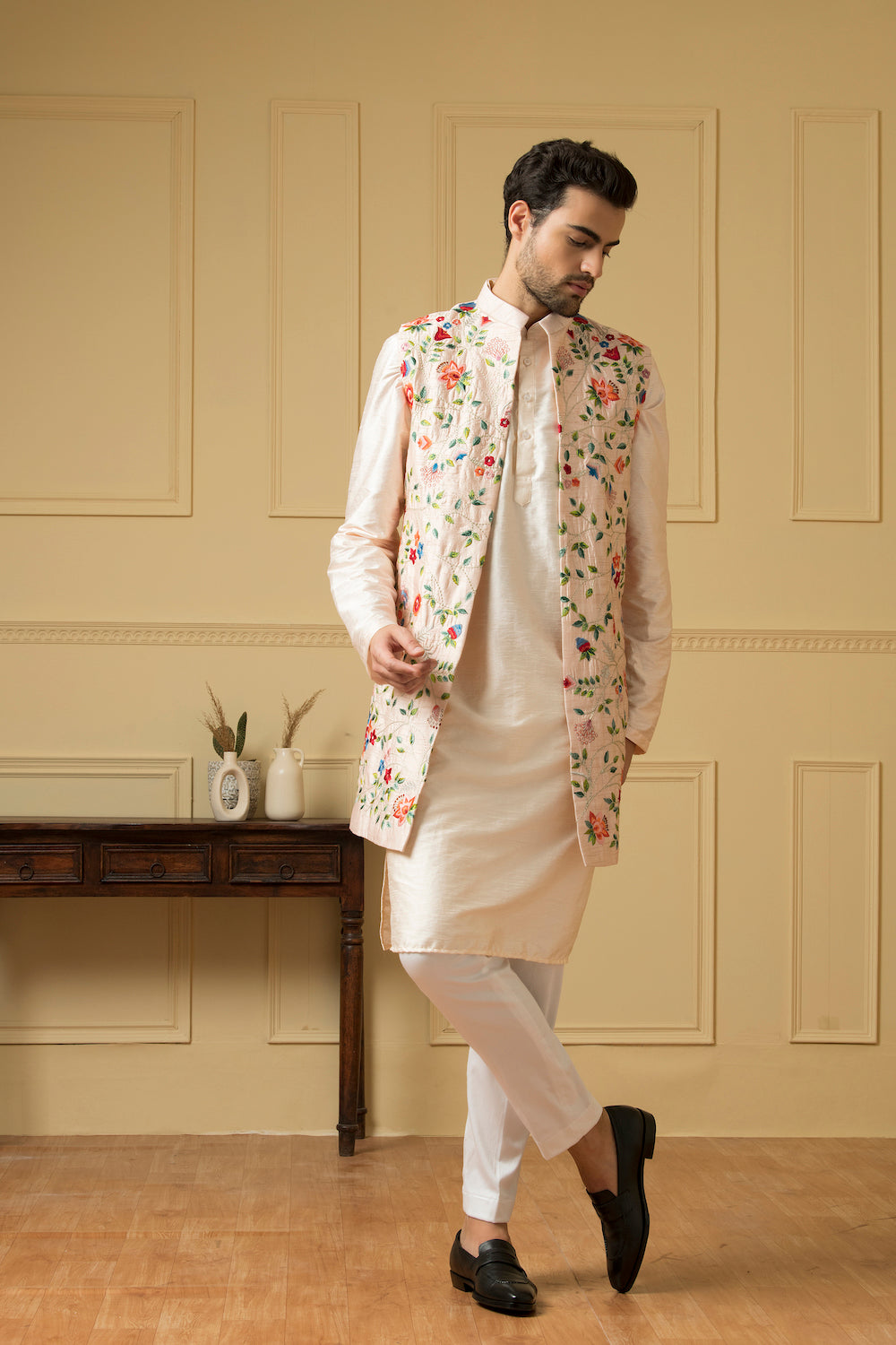 Divino Designer Men's Indo Western by Hilo Design | Grocsy