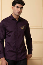 Whale Embroidery Shirt by Hilo Design | Grocsy
