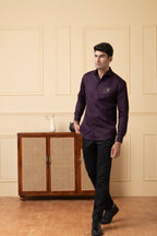Fierce Panther Embroidered Shirt by Hilo Design | Grocsy