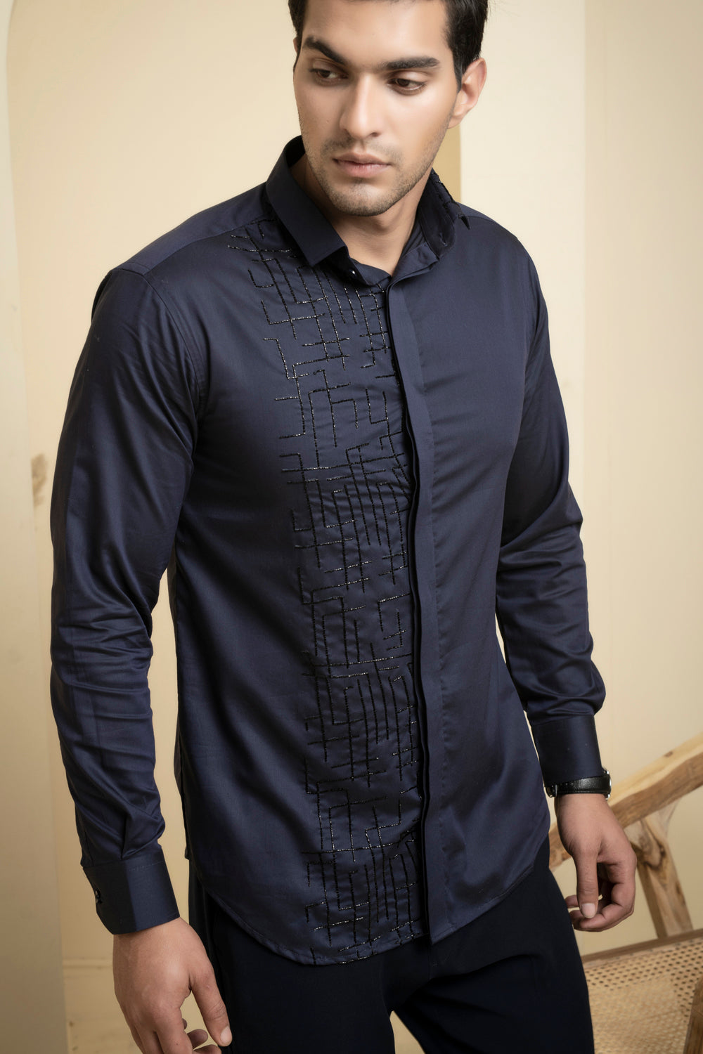 Diam Designer Men's Shirt by Hilo Design | Grocsy