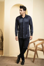 Metallic Designer Men's Shirt by Hilo Design | Grocsy