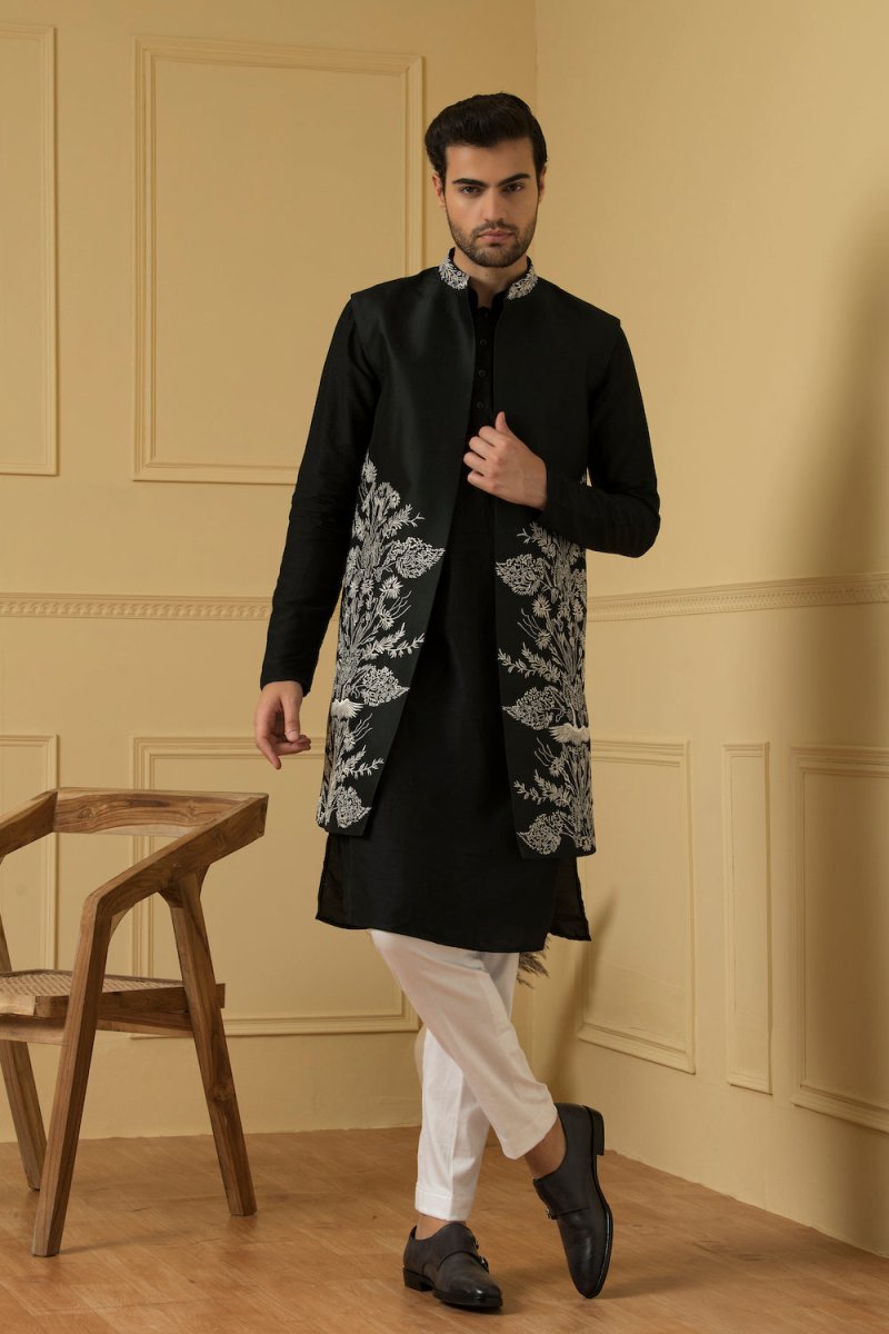 Alegre Designer Men's Indo Western by Hilo Design | Grocsy