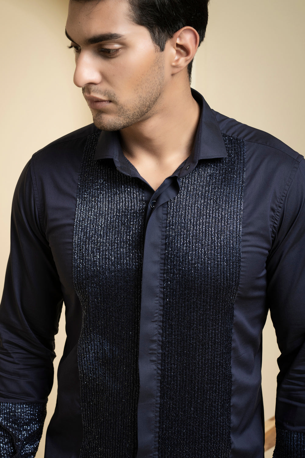Metallic Designer Men's Shirt by Hilo Design | Grocsy