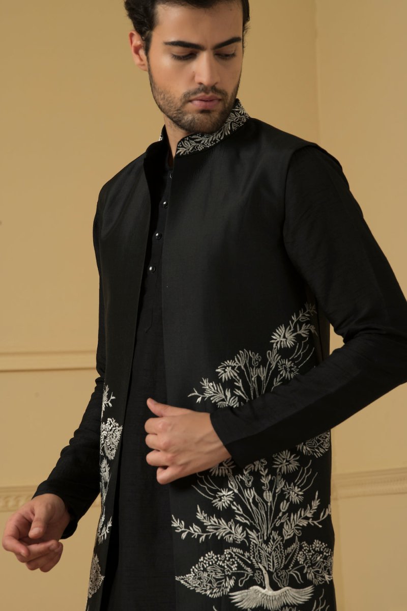 Alegre Designer Men's Indo Western by Hilo Design | Grocsy