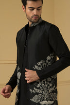 Alegre Designer Men's Indo Western by Hilo Design | Grocsy