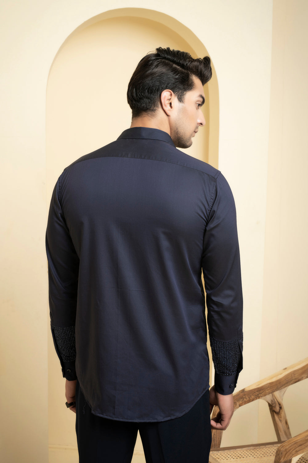 Metallic Designer Men's Shirt by Hilo Design | Grocsy