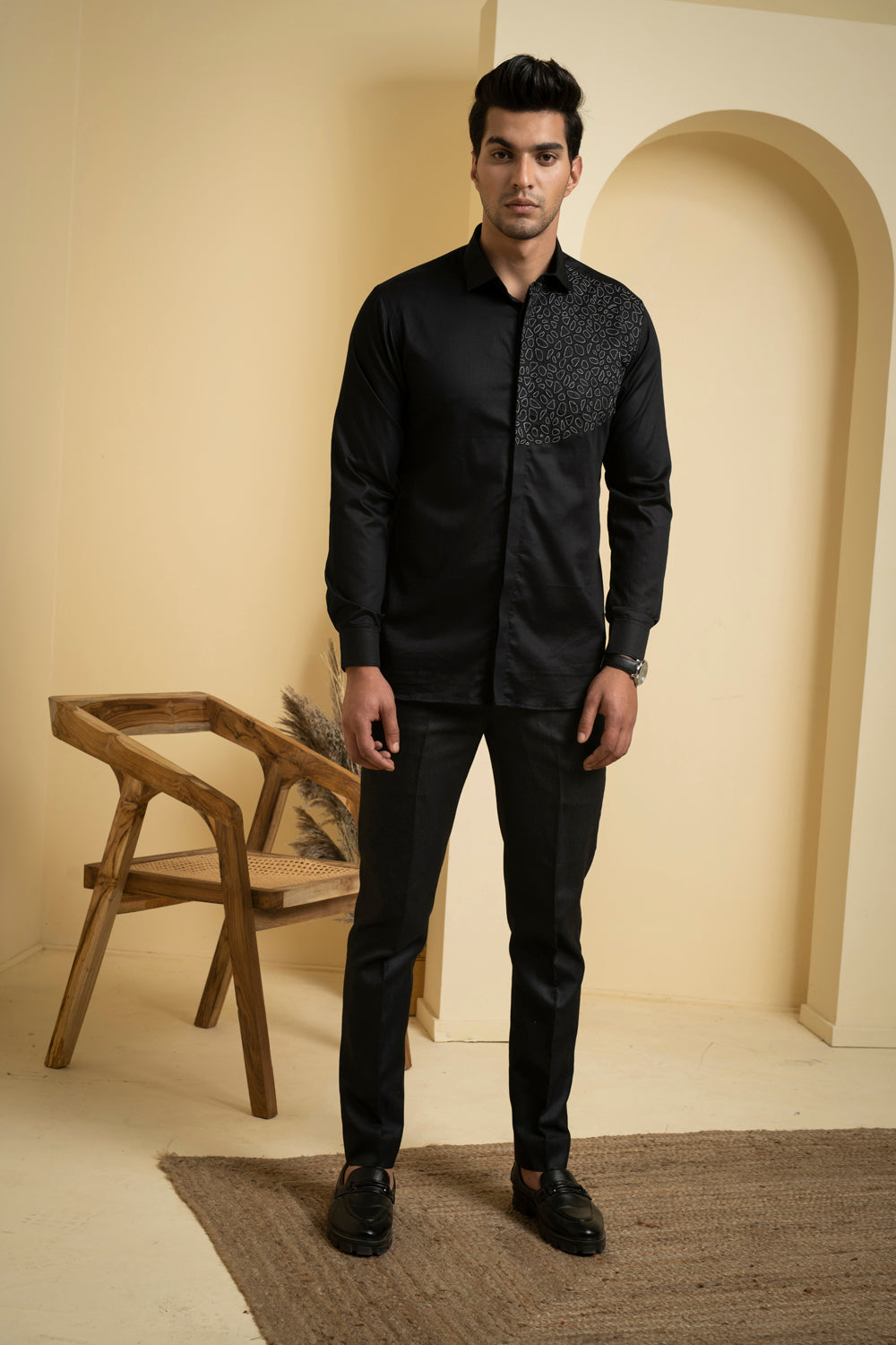 Distorted Designer Men's Shirt by Hilo Design | Grocsy