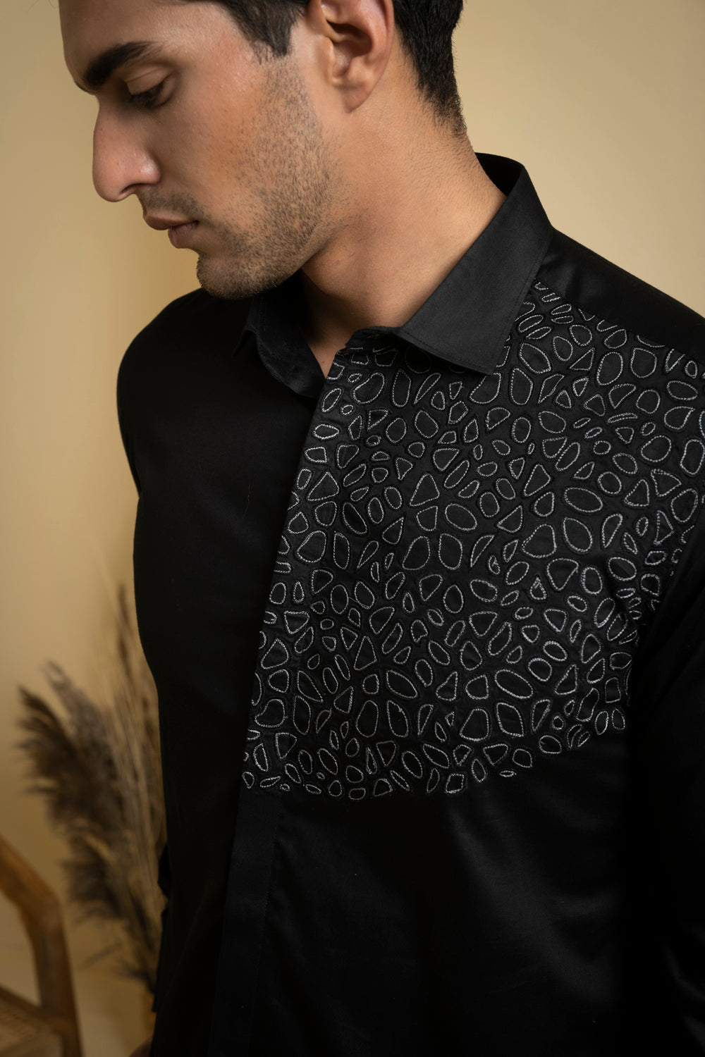 Distorted Designer Men's Shirt by Hilo Design | Grocsy