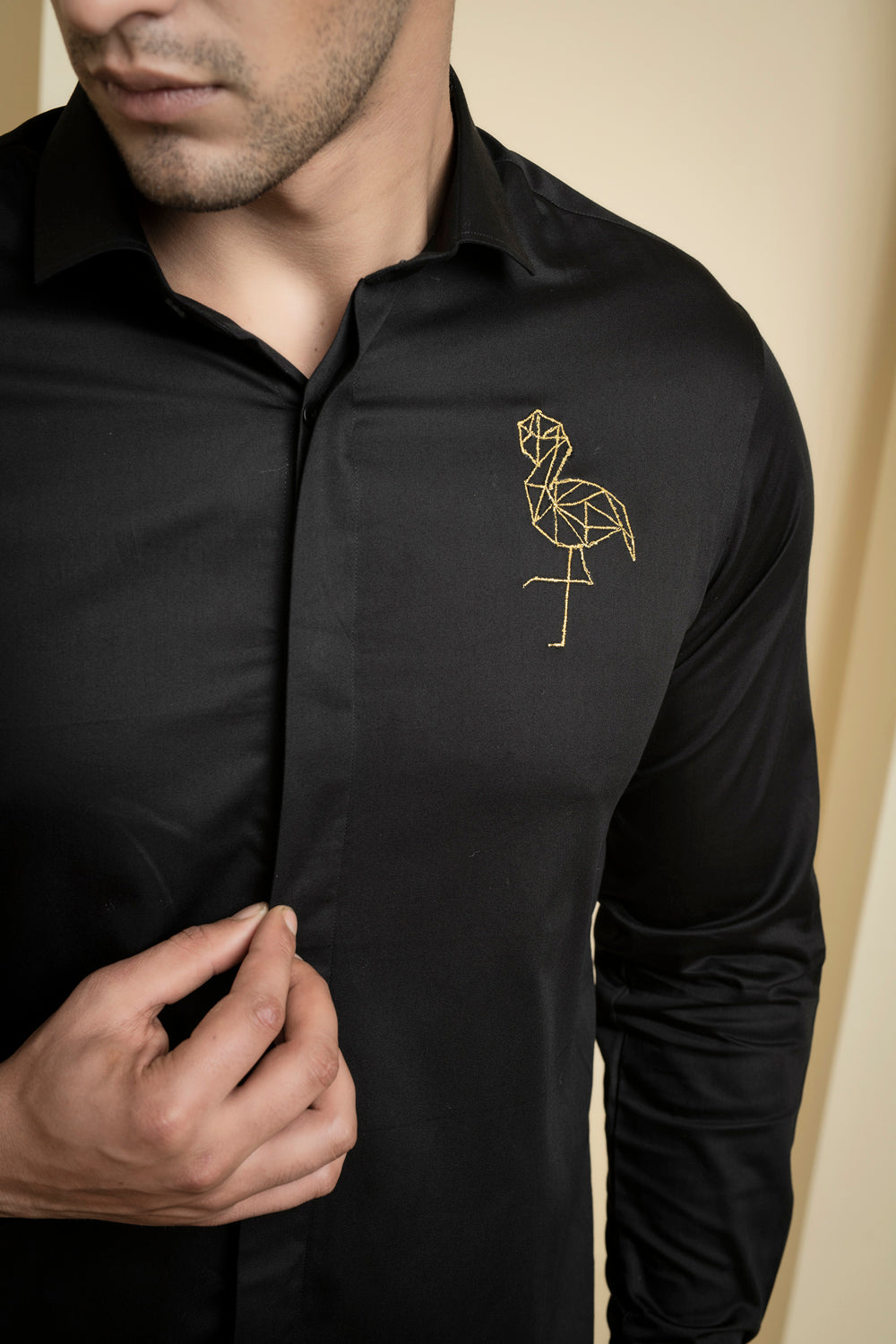 Perto Crane Shirt by Hilo Design | Grocsy