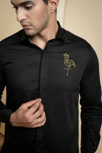 Perto Crane Shirt by Hilo Design | Grocsy