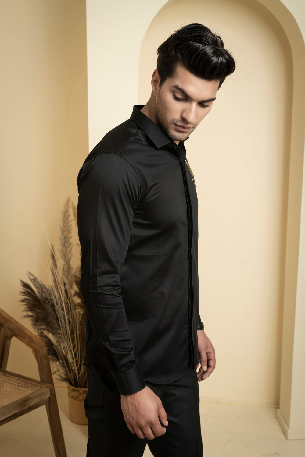 Perto Crane Shirt by Hilo Design | Grocsy