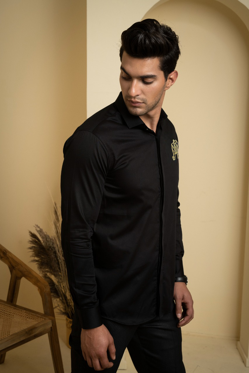 Perto Elephant Designer Men's Shirt by Hilo Design | Grocsy