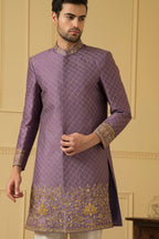 Marfil Designer Men's Sherwani by Hilo Design | Grocsy