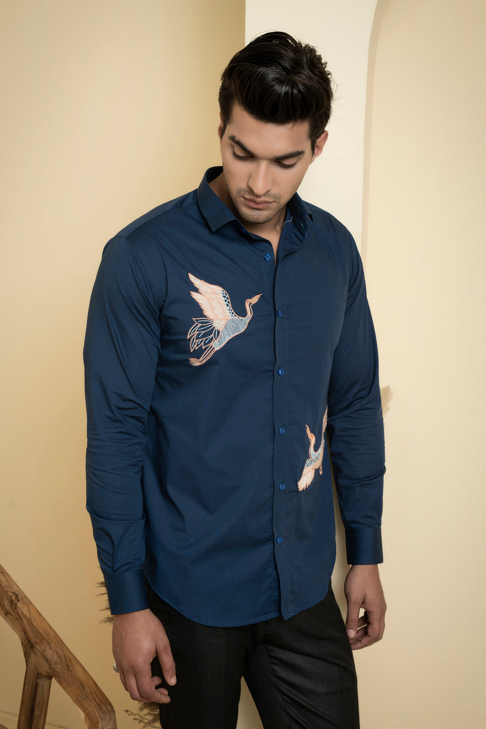 Cran Designer Men's Shirt by Hilo Design | Grocsy